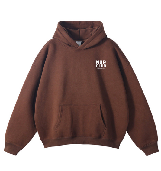 Nur Club Luxury Hoodie - Chestnut