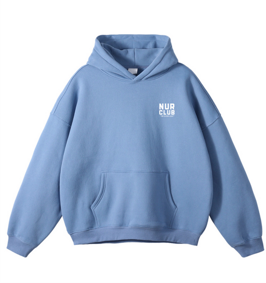 Nur Club Luxury Hoodie - Cool Blue