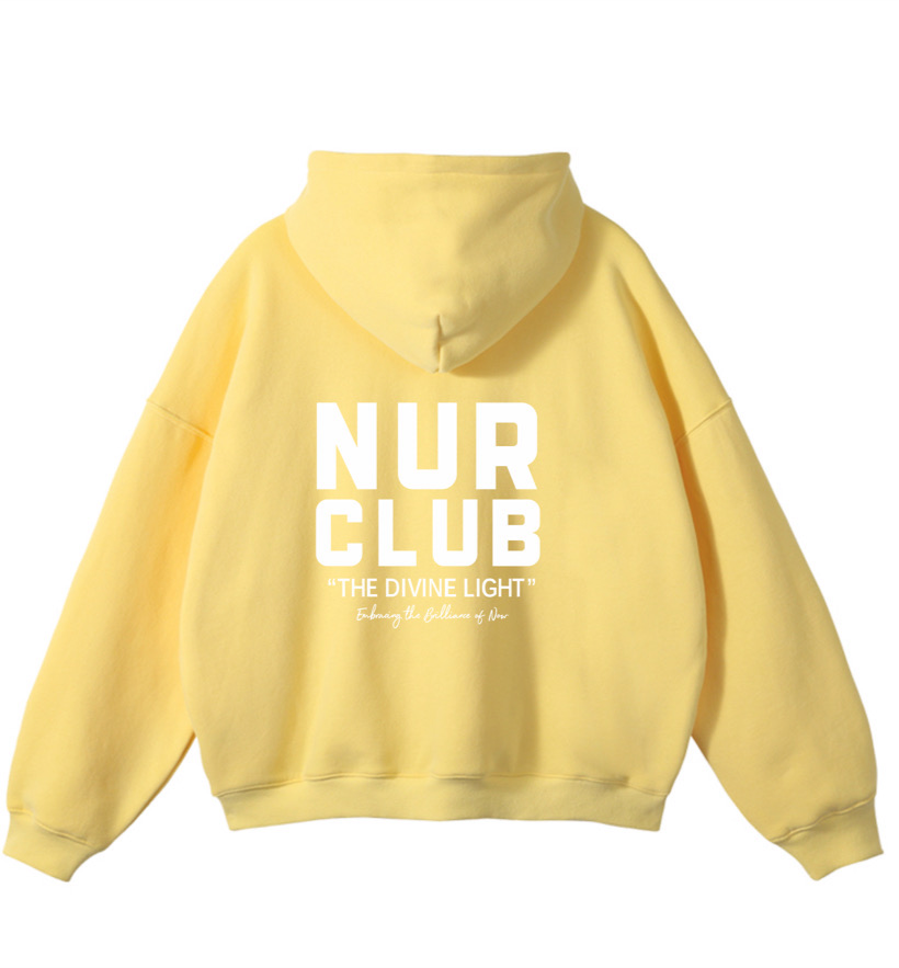 Nur Club Luxury Hoodie - Canary Yellow