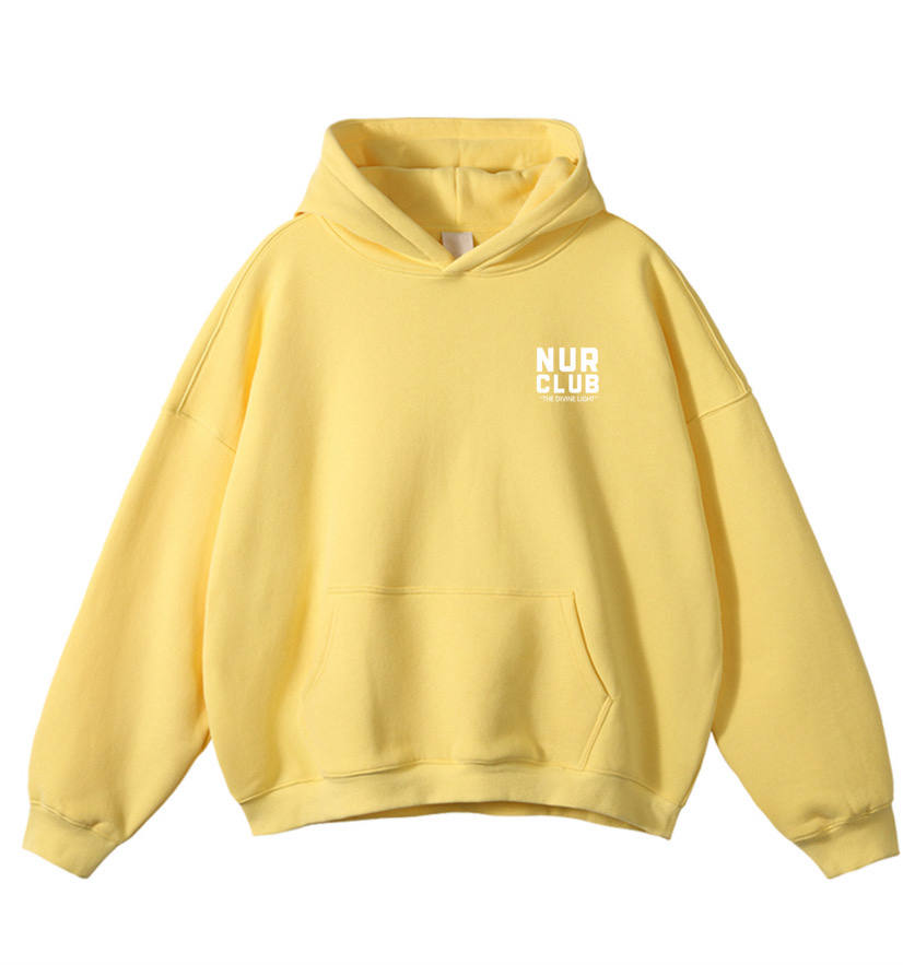 Nur Club Luxury Hoodie - Canary Yellow